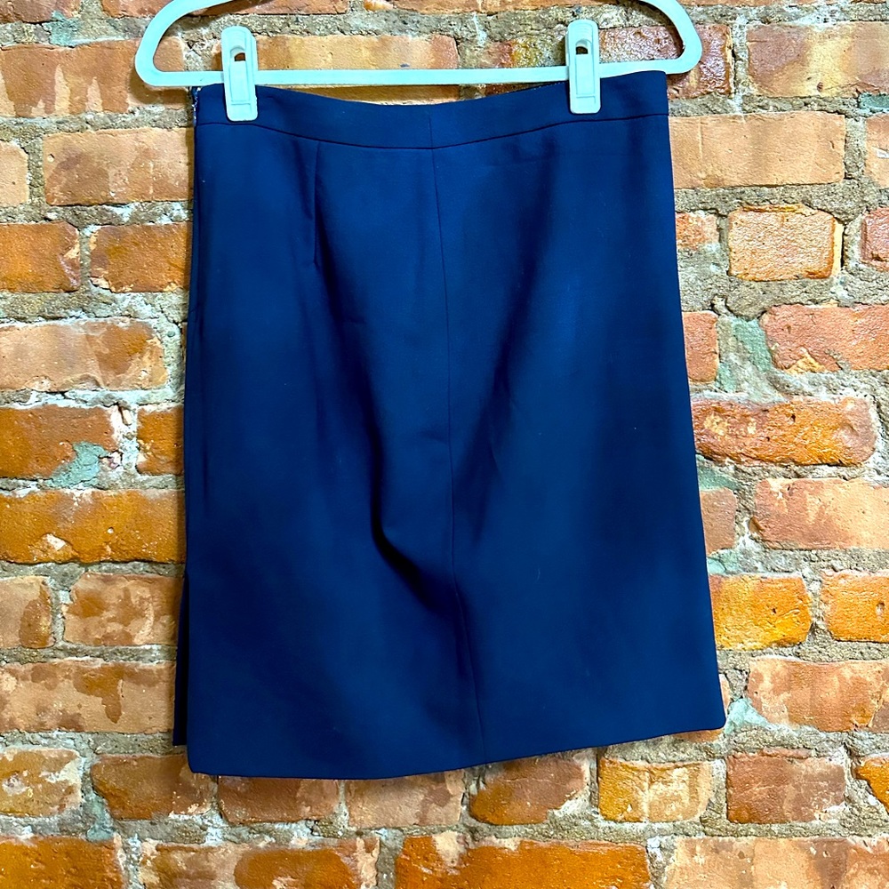 JCrew Italian stretch wool pencil skirt